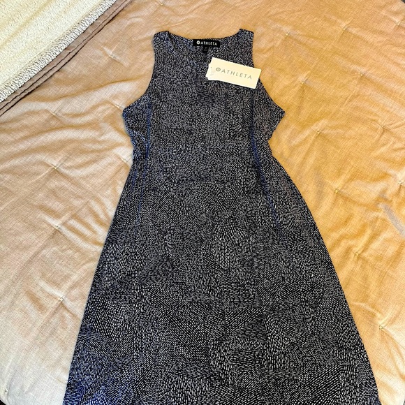 Athleta Santorini Printed High Neck Dress - Picture 2 of 6